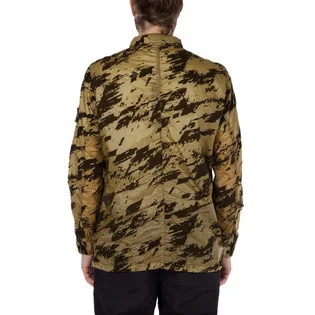 Stone Island Shadow Project Lucid Flock Camo Zip Jacket (Army)