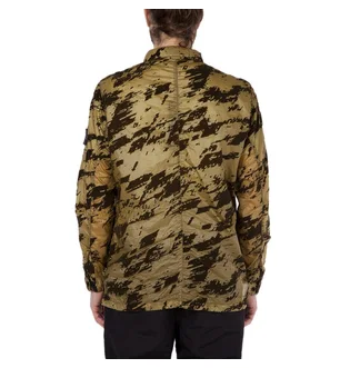 Stone Island Shadow Project Lucid Flock Camo Zip Jacket (Army)