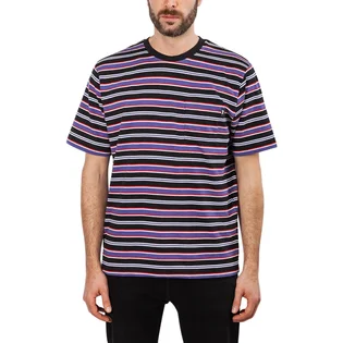 Stüssy Dennis Stripe Crew (Schwarz)