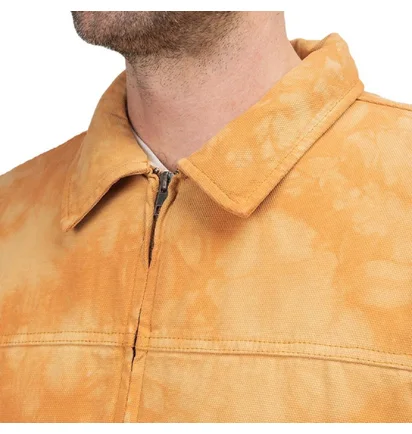 Stüssy Shearling Dyed Trucker Jacket (Orange / Braun)