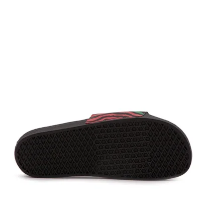 Vans x A Tribe Called Quest MN Slide-On 'ATCQ' Track (Schwarz)