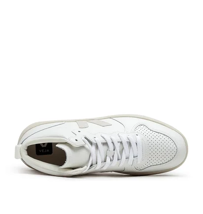 Veja V-15 Leather (Weiß / Beige)