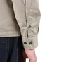 C.P. Company Organic Gabardine Full Zip Overshirt (Beige)