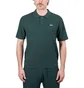 Dime Wave Cable Knit Polo (Dunkelgrün)