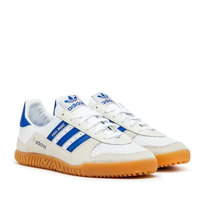 adidas Indoor Comp (Weiß / Blau / Beige)