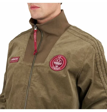 adidas x C.P. Company STND Track Top (Braun / Rot)