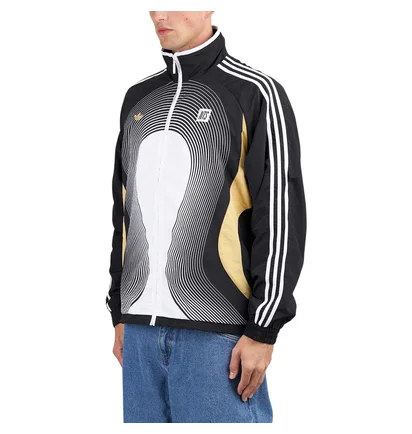 adidas x NTS TG Track Top (Schwarz / Weiß / Gold)