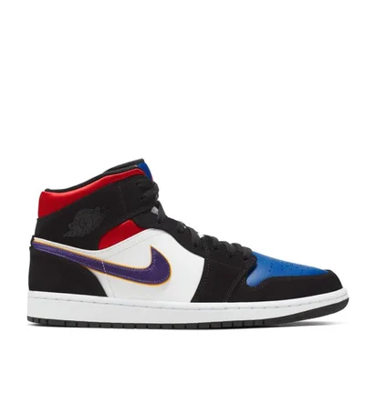 Air Jordan 1 Mid SE (Schwarz / Multi)