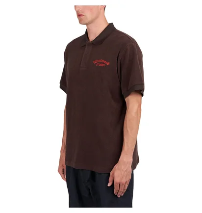 Metalwood Medieval Terry Polo (Braun / Rot)