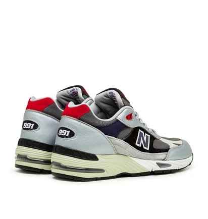 New Balance M991SKR 'Made in England' (Silber / Schwarz / Blau)