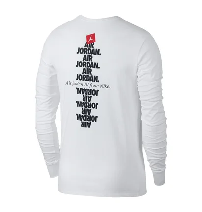 Nike Air Jordan AJ 3 CNXN 3 Longsleeve Shirt (Weiß / Schwarz)