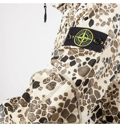 Stone Island Alligator Camo Light Cotton - Nylon Rep (Beige)