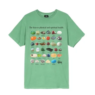 Stüssy Pig. Dyed Stones Tee (Grün)