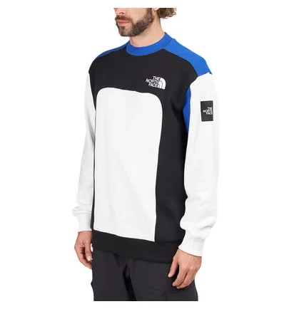 The North Face BB Cut & Sew Crew (Weiß / Blau / Schwarz)