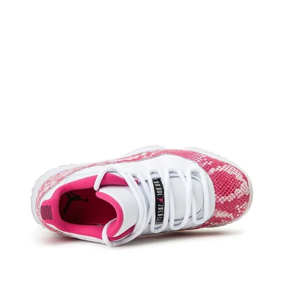Air Jordan WMNS 11 Retro Low 'Pink Snakeskin' (Weiß / Pink)