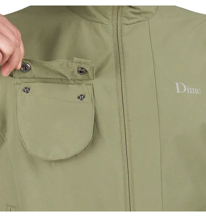Dime Hiking Zip-Off Sleeves Jacket (Oliv)