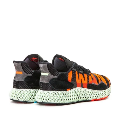 adidas ZX 4000 4D 'I Want I Can' (Schwarz / Gelb / Orange)