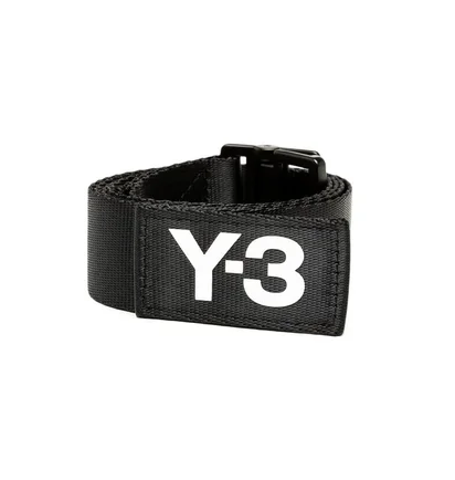 adidas Y-3 Classic Logo Belt (Schwarz)
