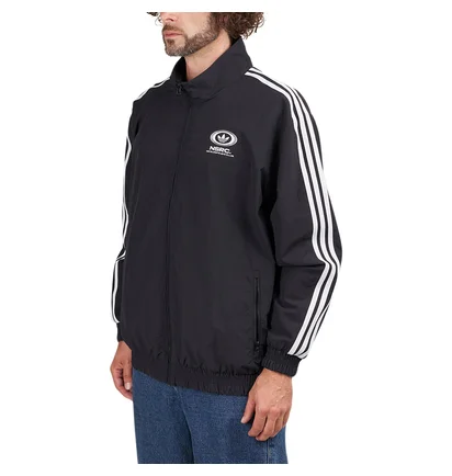 adidas x No Sleep Rave Club Track Top (Schwarz / Weiß)