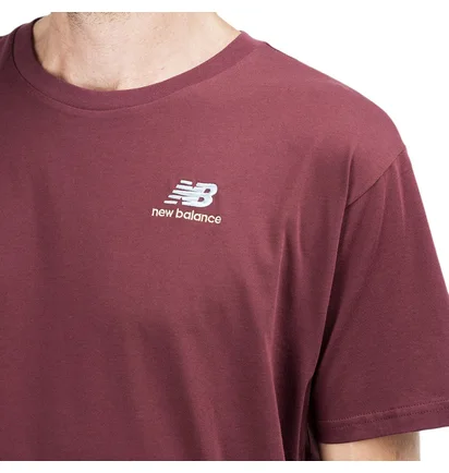 New Balance Essentials Embroidered T-Shirt (Rot)