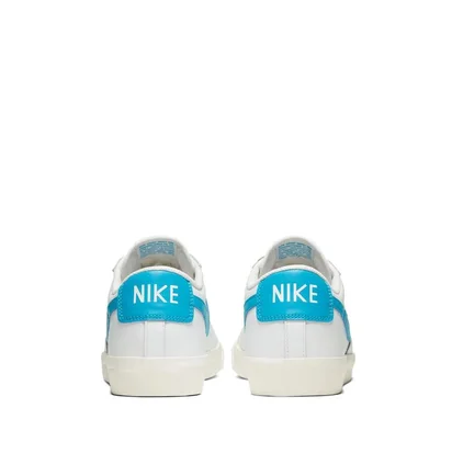 Nike Blazer Low Leather (Weiß / Hellblau)