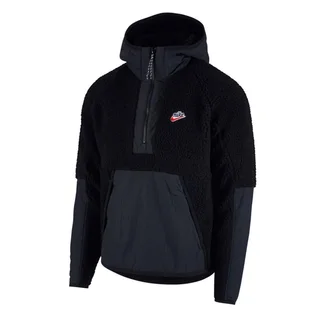 Nike Fleece Anorak (Schwarz)