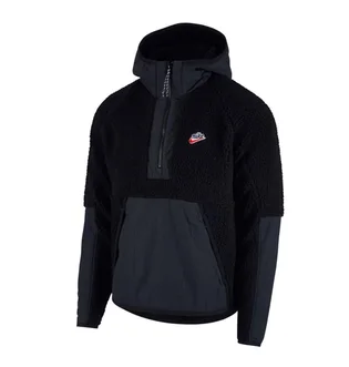 Nike Fleece Anorak (Schwarz)