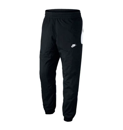 Nike NSW Swoosh Woven Pants (Schwarz / Weiß)