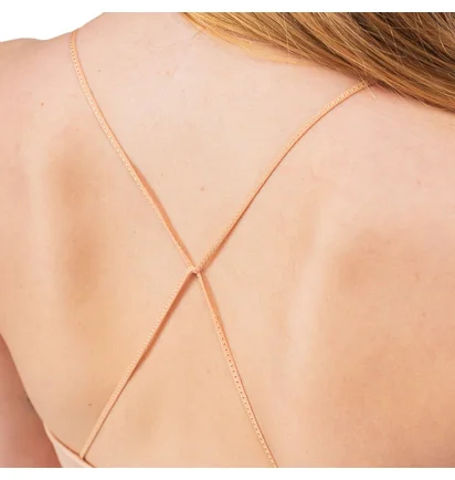 Nike WMNS Yoga Luxe Strappy Cami Top (Pfirsich)