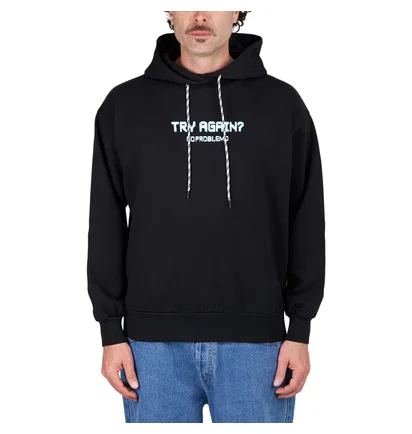 No Problemo Try Again Hoodie (Schwarz)