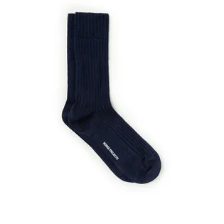 Norse Projects Bjarki Paper Cotton Socks (Navy)