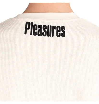 Pleasures Revival Thermal Longsleeve (Beige / Schwarz)