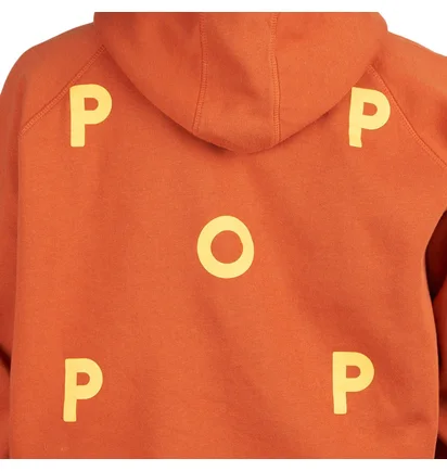 Pop Trading Company Logo Hooded Sweat (Orange / Gelb)