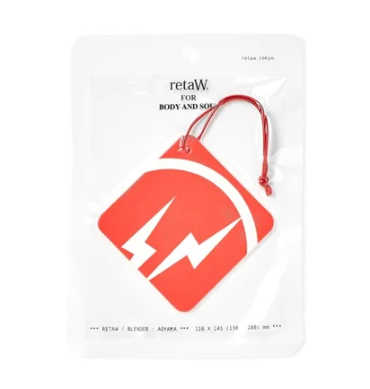 retaW x Fragment Design Fragrance Car Tag 'Allen' (Rot) – retaW