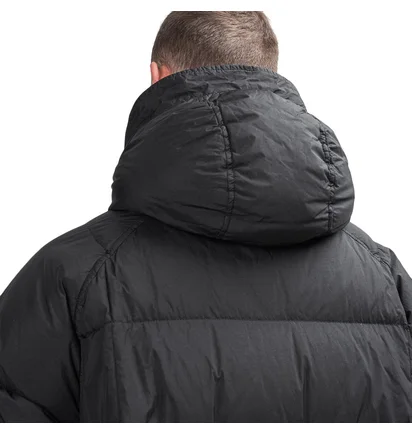 Stone Island Garment Dyed Crinkle Down Jacket (Schwarz)