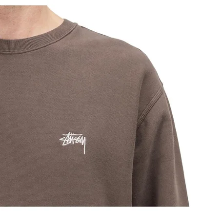 Stüssy Logo Crewneck (Braun)