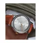 Timex Archive Marlin Automatic Day-Date 40mm Leather Strap (Braun / Silber)