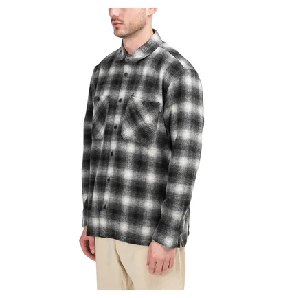 Carhartt WIP L/S Halleck Shirt (Schwarz / Weiß)