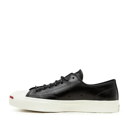 Converse Jack Purcell Leather OX (Schwarz / Weiß)
