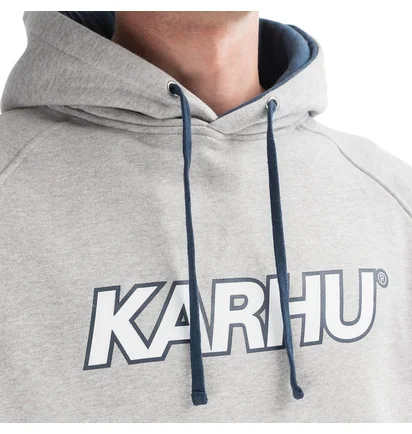 Karhu Contrast Raglan Hoodie (Grau / Blau)