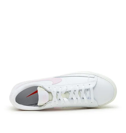 Nike Blazer Low Leather (Weiß / Rosa)