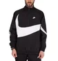 Nike NSW Swoosh Woven Halfzip Jacket (Schwarz / Weiß)