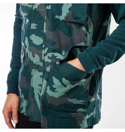Nike Sportswear Camo Jacket (Dunkelgrün / Schwarz)