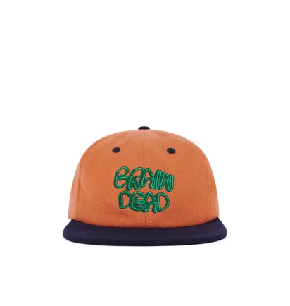 Brain Dead Plato Wool 6 Panel Cap (Orange)