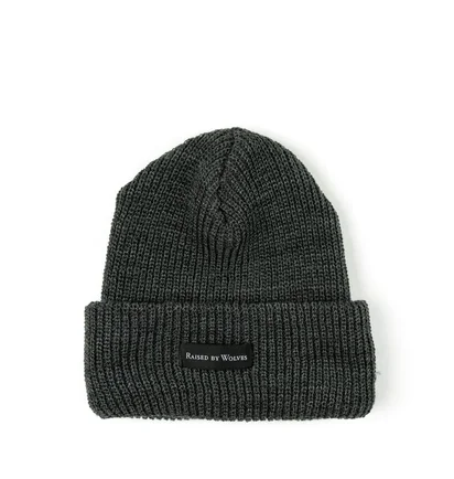 Raised By Wolves Waffle Knit Watch Beanie (Anthrazit)