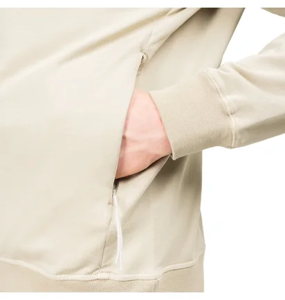 Stone Island Ghost Piece Cotton Stretch Fleece Hoodie (Beige)