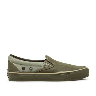 Vans Vault x Nigel Cabourn UA OG Classic Slip-On LX (Oliv)