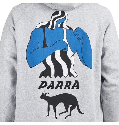 by Parra Cat Defense Hooded Sweatshirt (Grau / Multi)