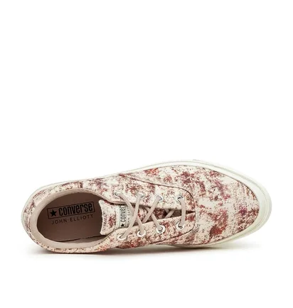 Converse x John Elliot Skid Grip OX (Weiß / Braun)