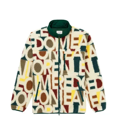 Aimé Leon Dore Blown Print Polar Fleece Jacket (Multi)